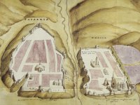 Veduta. Najstariji sačuvani nacrt Zagreba, oko 1566. godine, Nicolo Angielini